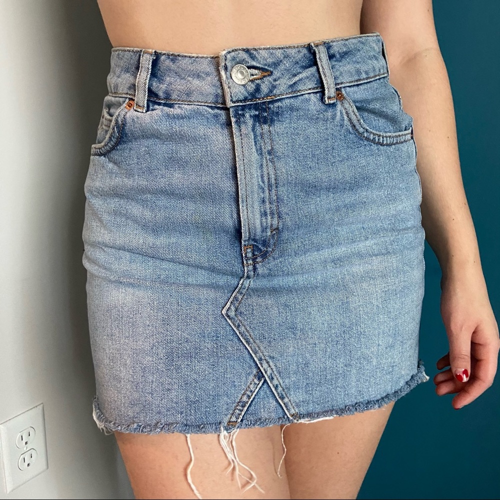 Denim skirt